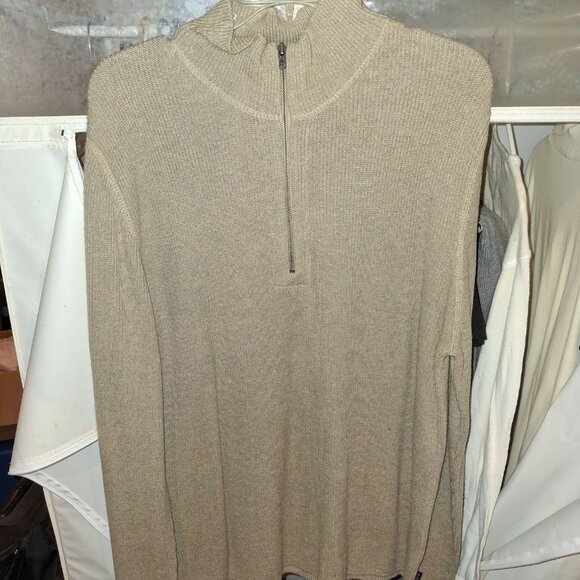 American Eagle Outtfitters XXL Crew Neck Tan Jacket - Picture 3 of 3